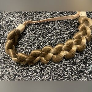 Braided Hair Headband - Brown